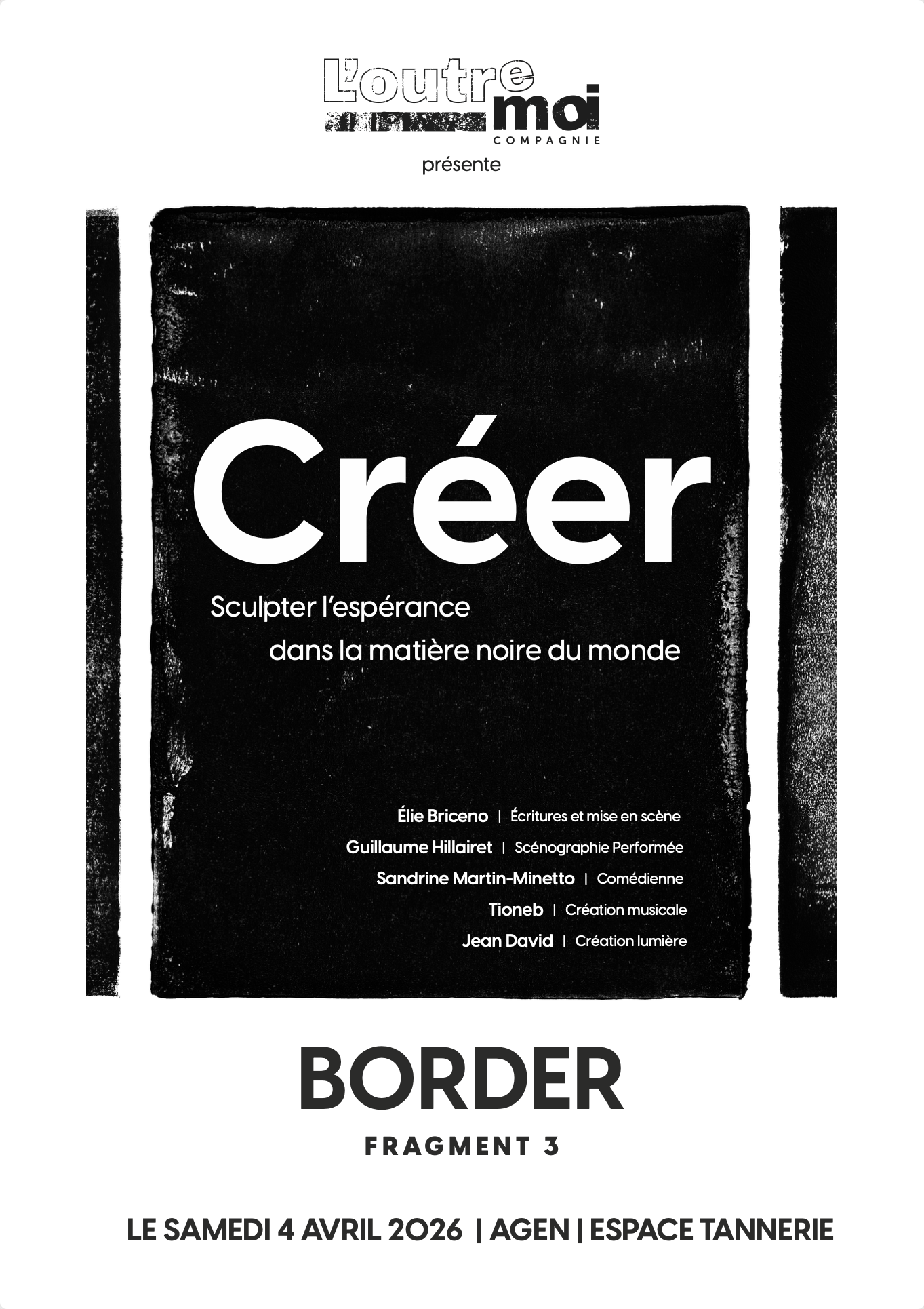 Border Fragment 2 De l'homme qui marche à l'homme qui verbe